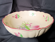 Ancien  grand saladier Lunéville KG Réverbère Tulipe Ø 30,8 cm