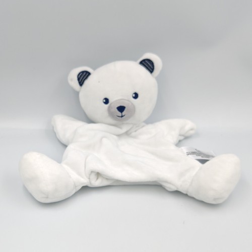 Doudou plat marionnette ours