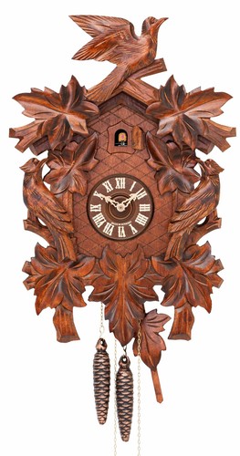Pendule coucou feuilles - coucou, 7