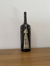 Bouteille ou vase soliflore en céramique vintage mois Novembre