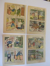 images devinettes publicitaires, lot de 4 séries, "Marie-Rose" et vermifuge Lune