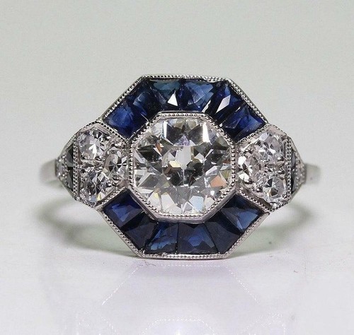 Bague ancienne art déco - , en
