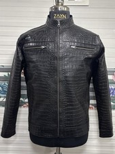 Blouson motard homme en cuir