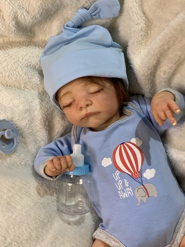 Sweet newborn reborn baby - baby, boy