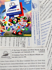 PANINI FRANCE 98 WC world cup