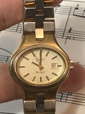 RARE VINTAGE ZENITH PORT ROYAL/DATE QUICK SET AUTOMATIC LADIES WATCH=RUNS