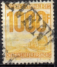 timbre France SNCF 1948 1000 F