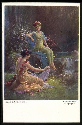 Carte postale artiste - carte, hans