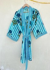 Robe Kimono En Coton Floral