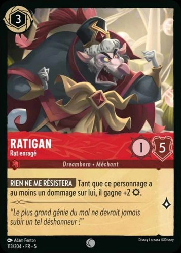 Ratigan rat enragé 113 - -, [113/204