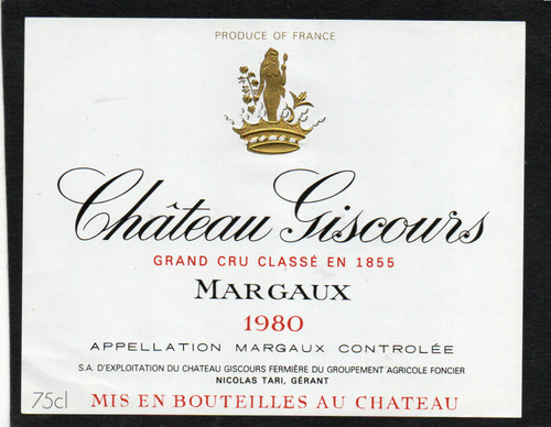 Margaux cru classe - 3e,