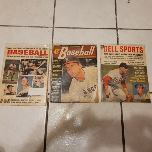 Baseball vintage magazines - baseball,