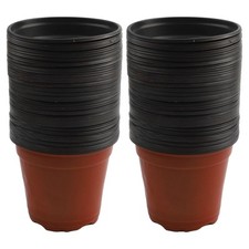Lot de 100 pots de fleurs en