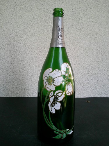 Bouteille champagne vide - champagne,