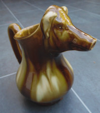 Ancien Pichet Zoomorphe Cochon Numéroté 337 Onnaing?