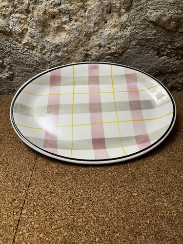 Grand ancien plat ovale digoin - plat,