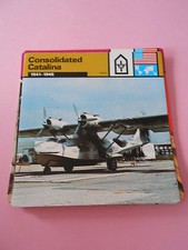 Guerre War 1945 Consolidated Catalina Hydravion  Fiche Card 1978