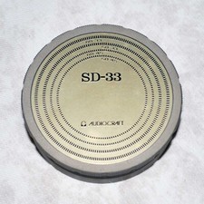 AUDIOCRAFT SD-33 Turntable Record Heavy Disc Stabilizer RARE made in Japan