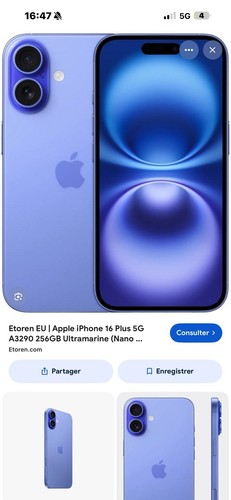 Apple iphone plus - 16,
