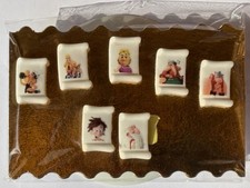 Série complète de 7 fèves