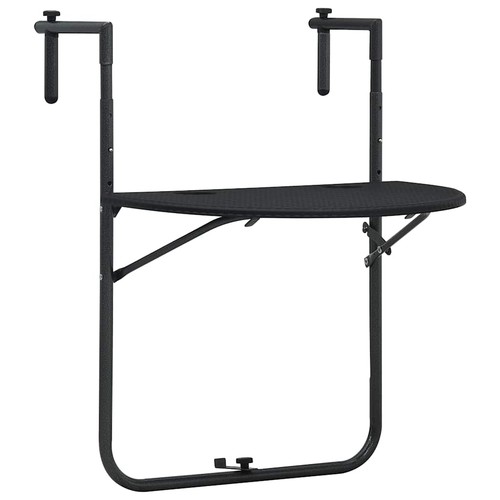 Table balcon suspendue noir - de,
