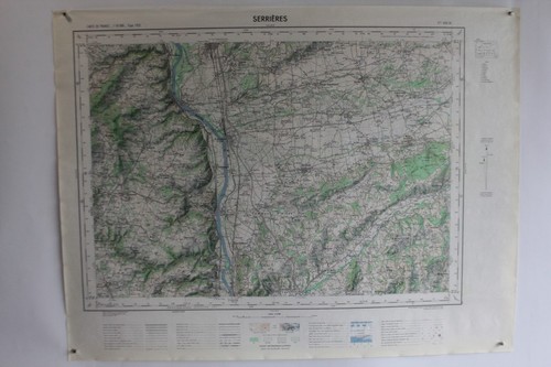 Ancienne carte ign serrières - ign,