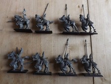 Warhammer Citadel vintage chevaliers elfes figurines - 8 Cavaliers Hauts Elfes