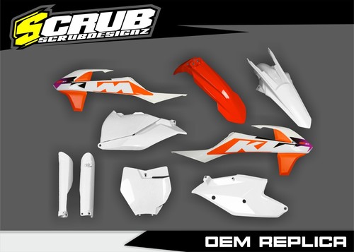 Kit carrosserie plastique ktm - carrosserie,
