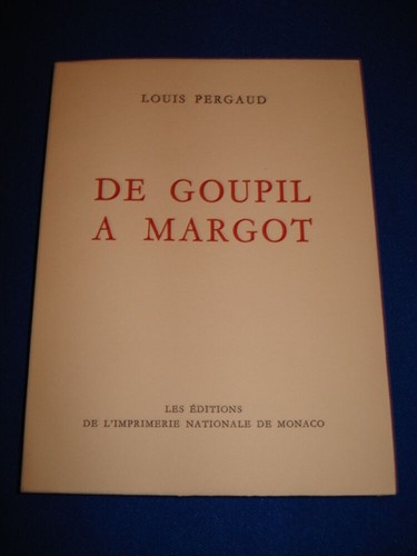 Goupil margot pergaud - goupil,