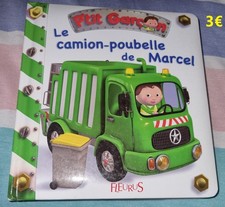 Livre - P'tit garçon - Le camion poubelle de Marcel - TBE