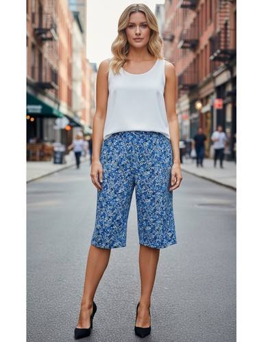 Ladies pull shorts blue - ladies,