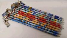 Lot De 10 Grands Crayons A Papier Jumbo Pencil Fantaisies Vintage ( Réf : CH12 )