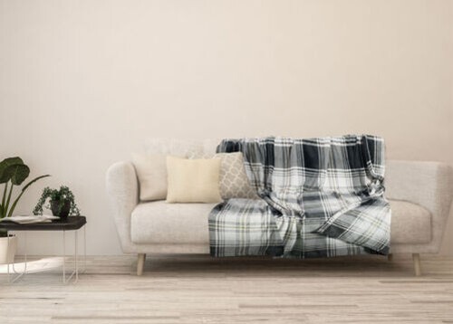 Plaid sofa tartan écossais - sofa,