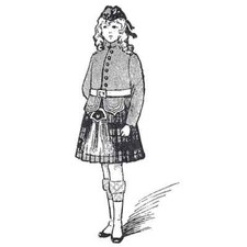 PATRON POUPEE BLEUETTE Costume