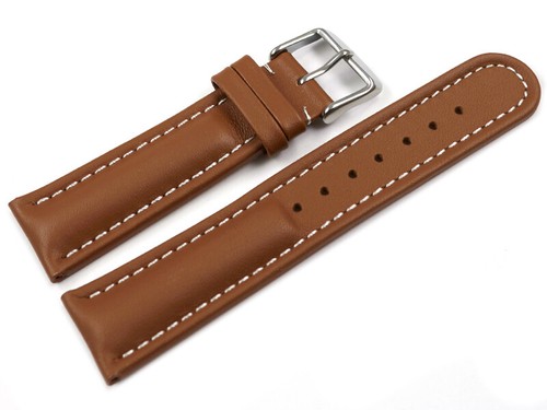 Bracelet montre cuir lisse