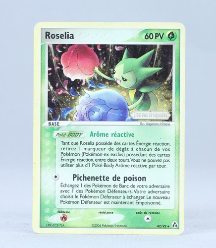 Carte pokémon roselia holo - pokémon,
