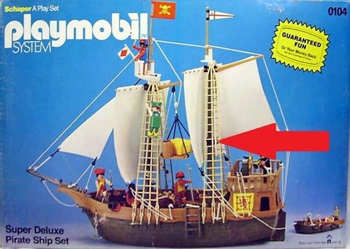 Playmobil 3550 bateau pirates - bateau,