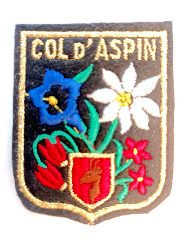 écusson col aspin - col, d'aspin