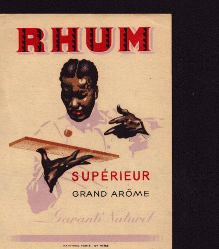Etiquette ancienne rhum - ancienne,