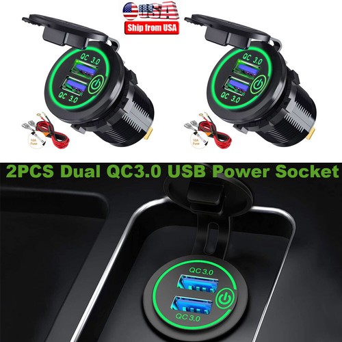 Qc3 dual usb fast charger - qc3.0,