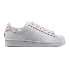 Adidas Superstar Femme Garçons Blanche Rose 36 37 38 39 40 Chaussures de Sport