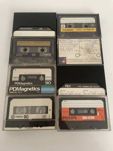 Lot cassettes enregistrées - lot,