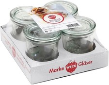 WECK Lot de 4 mini-bocaux