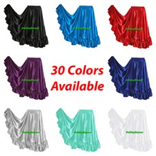 Yard satin flamenco skirt - flamenco,