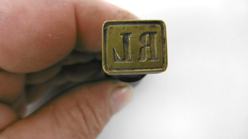 Ancien tampon bronze - ancien, rl
