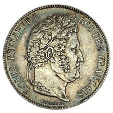 Louis Philippe 5 Francs 1838 B