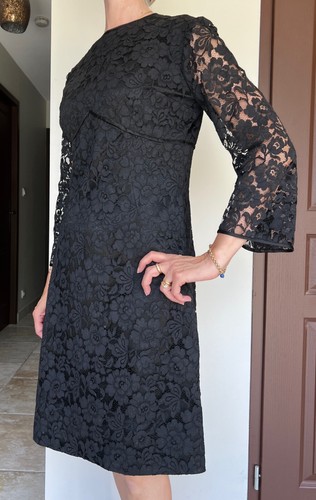 Robe 1930 dentelle - 1930, noir