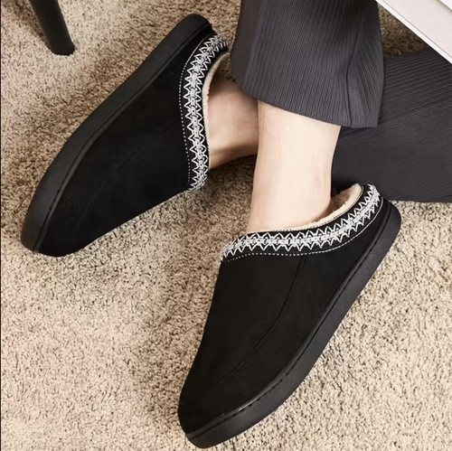 Chaussons confortable noir - chaussons,
