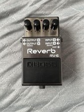 Effecteur de pédale d'expression de guitare compacte BOSS Reverb RV-6 8 modes...