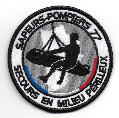 Ecusson pompiers secours en - ecusson,